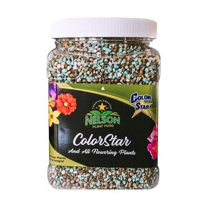 Nelson Plant Food ColorStar 19-13-6 All-Purpose Granular Fertilizer 2 lb. Jar