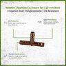 Netafim Techline EZ Insert Tee 12 mm Barb