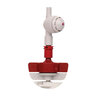 SpinNet Sprinkler Red Body Red Mist Gray Spinner w/ Check Valve