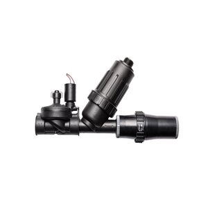 Netafim 1 in. Wide Range Pressure Regulator 50 PSI w/ 1 in. Valve & Screen Filter - .5-30 GPM