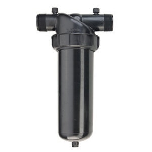 Netafim Super Filter In-Line/TEE 1-1/2 in. MIPT Plastic Black 120 Mesh with Grooved Disc Element