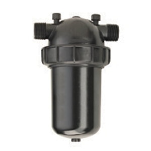 Netafim Filter In-Line/TEE 1 in. MIPT Plastic Black 140 Mesh with Grooved Disc Element