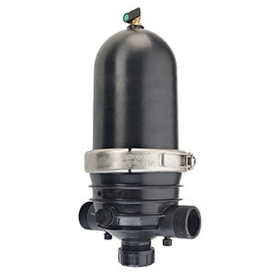 Netafim Filter In-Line/TEE 2 in. MIPT Plastic Black 140 Mesh with Grooved Disc Element