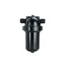 Netafim Filter In-Line/TEE 1 in. MIPT Plastic Black 120 Mesh with Grooved Disc Element