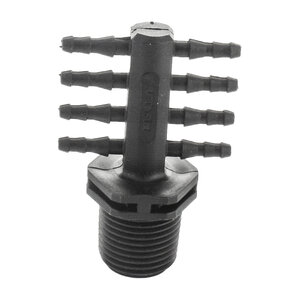 Netafim 8-Way x 1/2" MPT Adapter .160" Netafim