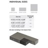 Newstone Standard Series Paver Face Mix 9 in. x 4-1/2 in. 60 mm Charcoal (98 sq. ft./pallet)