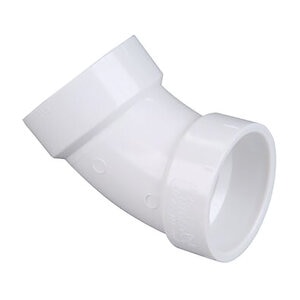 Nibco DWV Elbow 45 Degree 4 in. Hub x Hub