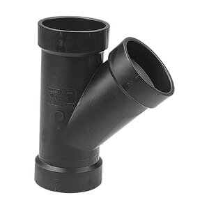 Nibco DWV Wye 45 Degree ABS 4 in.
