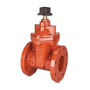 Nibco Gate Valve Flanged 300 PSI 8 in. Ductile Iron w/ Square Up Nut 