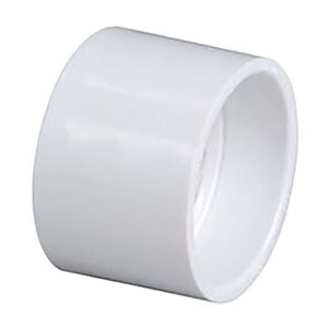 Nibco DWV Coupling PVC White 3 in. Hub x Hub