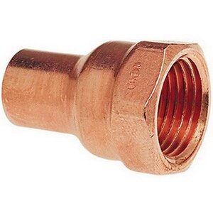 Female Adapter Wrot Copper 1/2 in. Fitting x FIPT