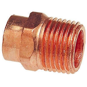 Male Adapter Wrot Copper 1/2 in. Copper x MIPT