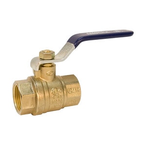 Nibco T-FP600A Ball Valve Brass 4 in. Threaded Full Port 400 PSI 2 pc.