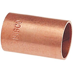 Coupling Without Stop Wrot Copper 1-1/2 in. Copper x Copper