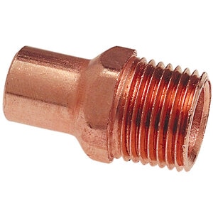 Male Adapter Wrot Copper 3/4 in. Fitting x MIPT