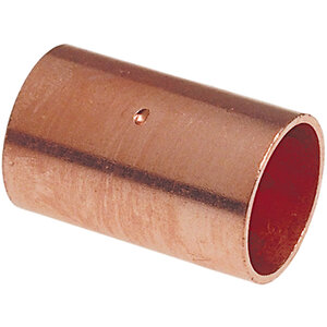 Coupling With Stop Wrot Copper 3/4 in. Copper x Copper