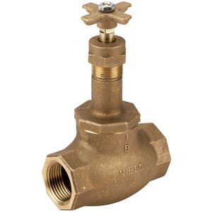 Nibco T211-YK Globe Valve Bronze 1 in. FIPT with Cross Handle