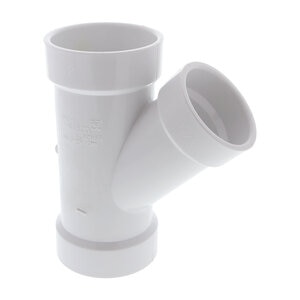 Nibco 4810-4 Wye Sch 40 PVC 45-Degree