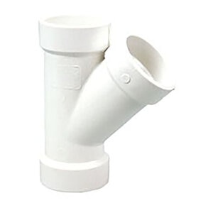 Nibco Wye 45 Degree PVC 3 in. Hub