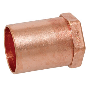 Female Adapter Wrot Copper 1 in. x 3/4 in. Copper x FIPT