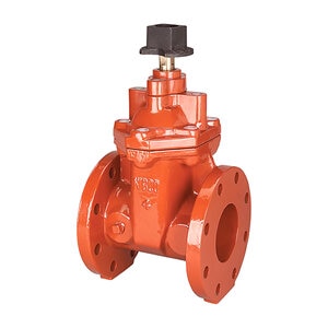 Nibco Gate Valve Flanged 300 PSI 2-1/2 in. Ductile Iron w/ Square Operating Nut 