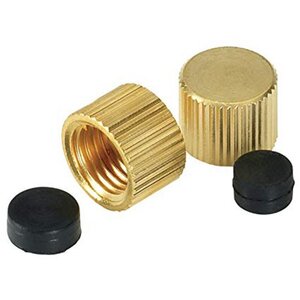 Nibco Waste Cap and Washer Brass 1/4 in. FIPT