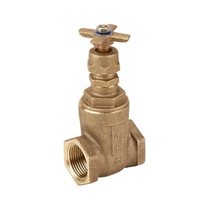 T-113-K 3/4 in. Gate Valve Bronze Cross Handle CL125 Solid Wedge Nibco