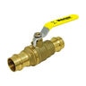 Nibco H-81705W 1 1/4in. Press Lead Free Brass Ball Valve Full Port Lever Handle 250psi