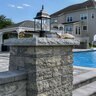 Nicolock Nicostone Rockface Pier Cap Bluestone 28 in. x 28 in. (10 pc./pallet)