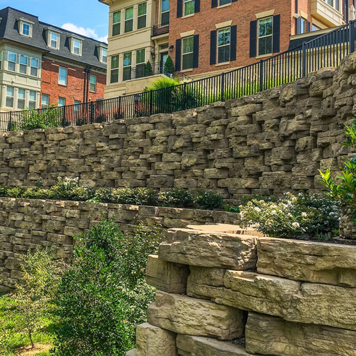 Nicolock Precast Modular Block Outcropping Pallet B York Brown (18 sq ...