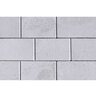 Nicolock Verona Wall Contemporary Silver Mist 4 in. x 12 in. x 8 in. (96 pc./pallet)