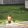 Nightscaping Garden Series Grove Bollard Rust 4 in. x 4 in. x 17 in.