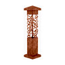 Nightscaping Garden Series Ivy Bollard Rust 4 in. x 4 in. x 25 in.