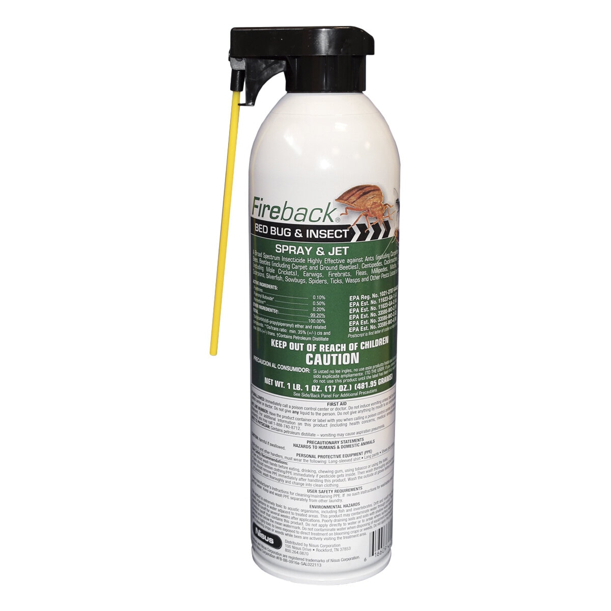 Fireback Aerosol Bedbug Insecticide 17 oz | SiteOne US