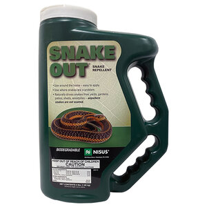 SNAKE OUT Snake Repellent 4 lb. Comfort Grip Shaker