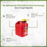 No-Spill Gas Can EPA, CARB, DOT Certified 2.5 gal.