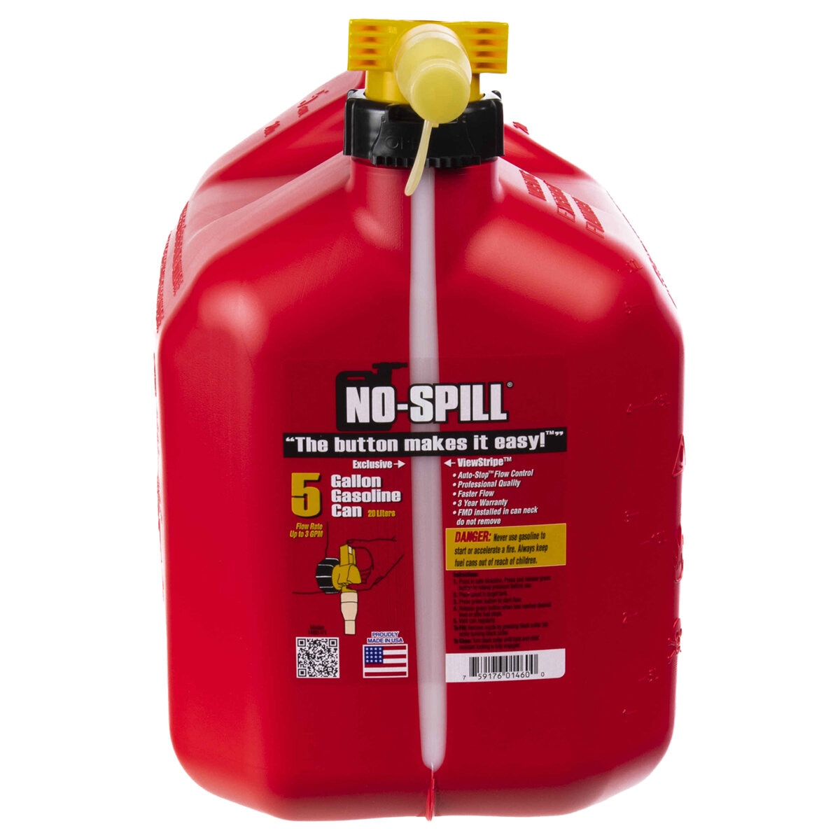 Gasoline 5.0 GA Container-IND Boxed (Red) | SiteOne US