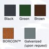 Border Concepts Border Guard Steel Landscape Edging Black 3/16 in. x 6 in. x 10 ft.