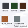 Border Concepts BORCON King Weathering Steel Landscape Edging 1/4 in. x 6 in. x 16 ft.