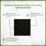 Whittlesey Black Dyed Mulch 2 cu. ft. Bag (60 bags/pallet)