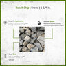 Bulk Basalt Chip Gravel 1 1/4 in.