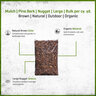 Pine Bark Nugget Large Bulk (per cy. yd.)