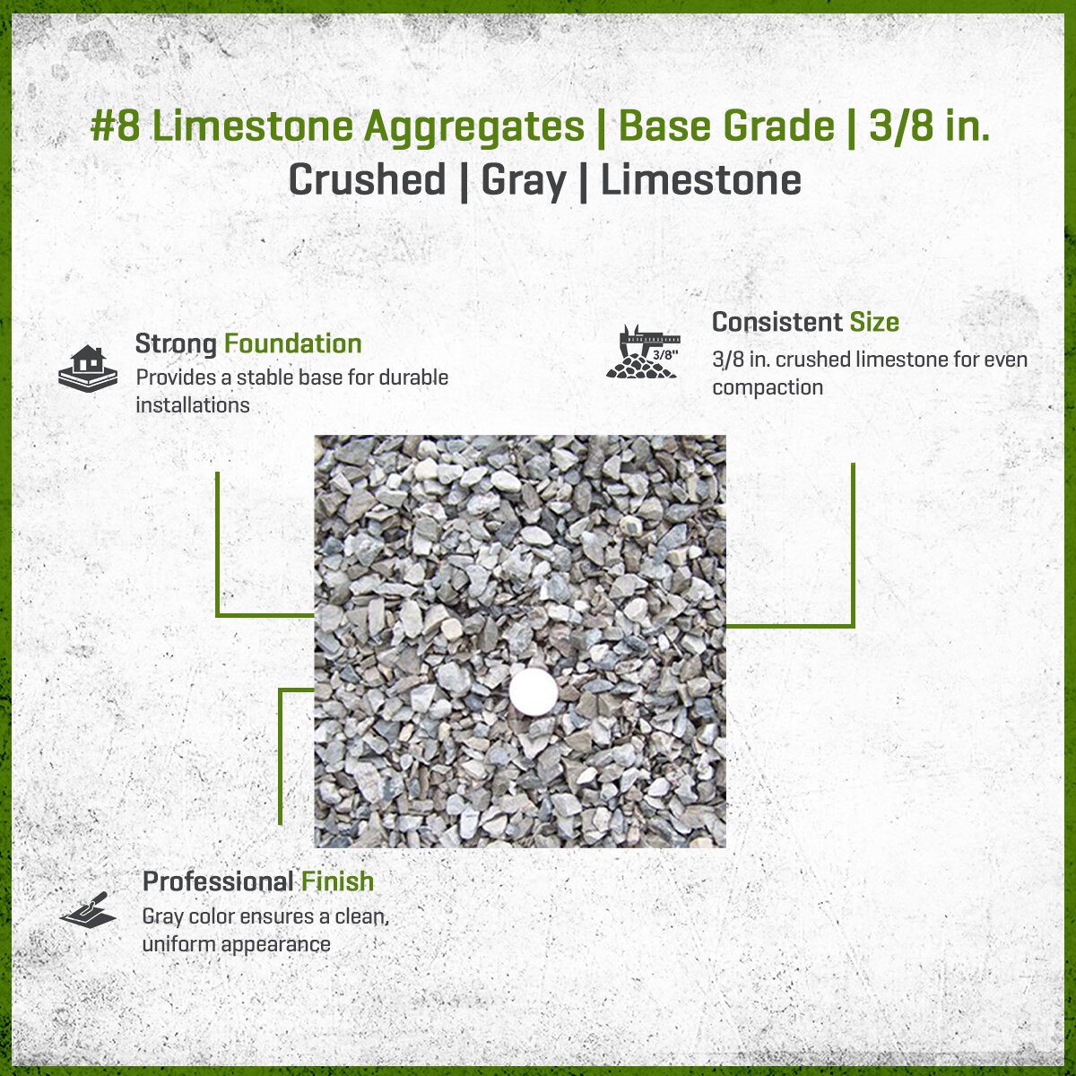 Bulk #8 Limestone Base Grade | SiteOne US