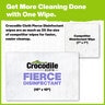 Crocodile Cloth FIERCE Disinfectant 40 Count Huge Cloths