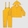 Rain Gear 3 pc. 35 mm PVC Yellow Large