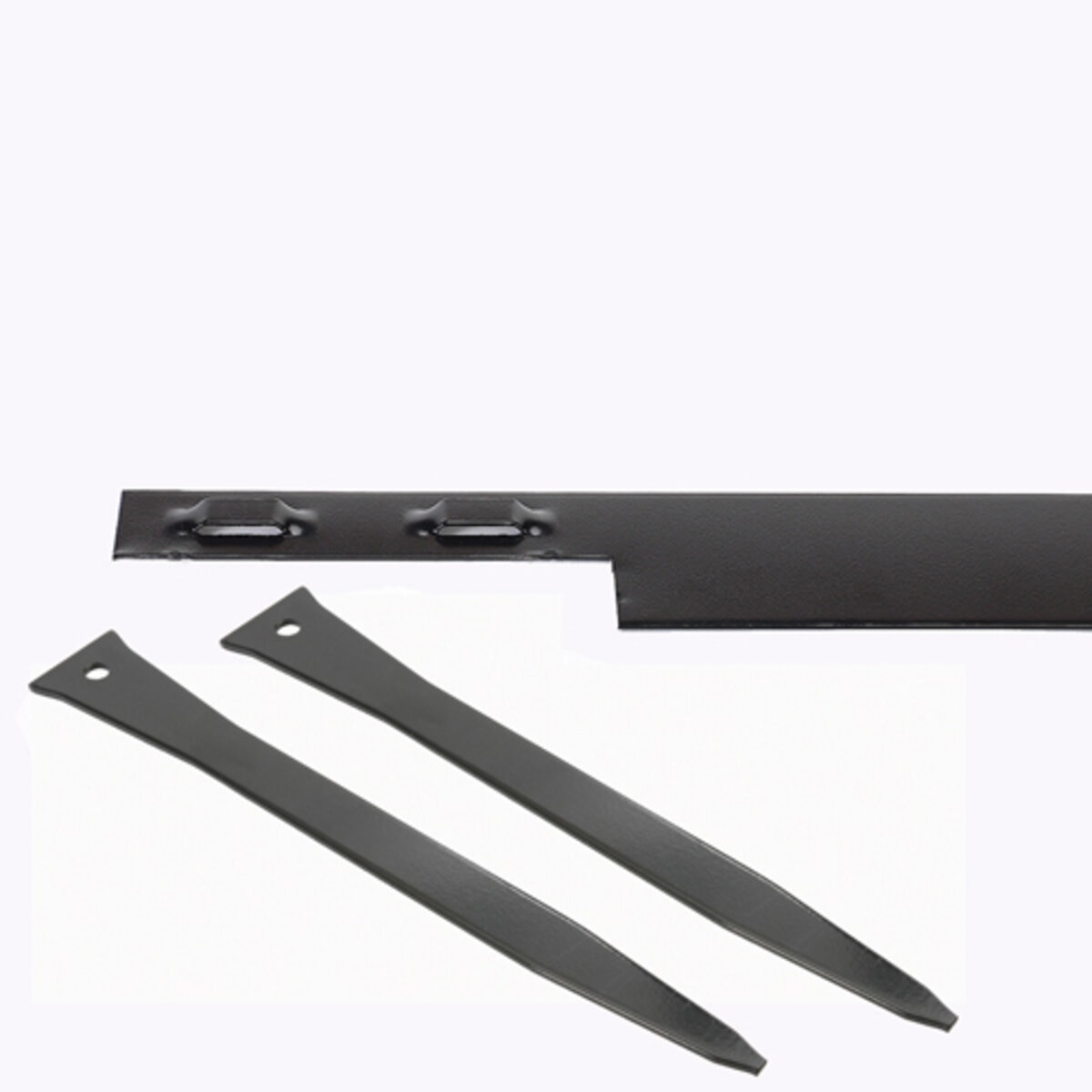 Colmet Steel Landscape Edging Black 7 Gauge 3/16 in. x 4 in. x 10 ft ...