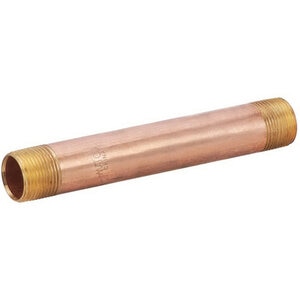 Nipple Brass 1-1/2 in. x 24 in. MIPT Threaded Both Ends