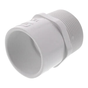 Sch 40 PVC Reducing Male Adapter 1-1/2 in. x 1-1/4 in. MIPT x Socket