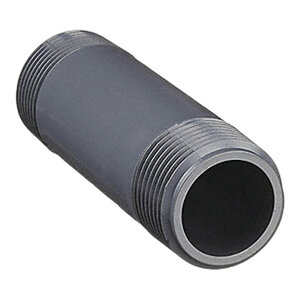 Sch 80 PVC Nipple 1-1/2 in. x 6 in. MIPT Threaded Both Ends