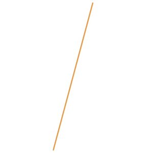 Stake Hi-Viz Fiberglass Orange 5/16 in. x 48 in. Without Reflective Tape and Cap